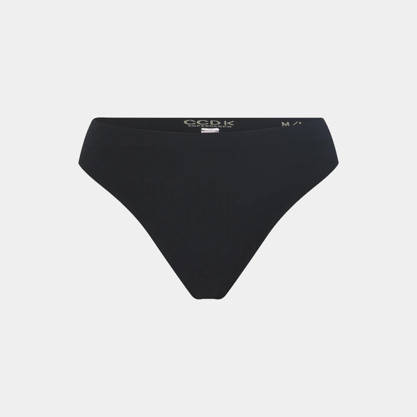 Schwarzer Bambus G-String-Slip