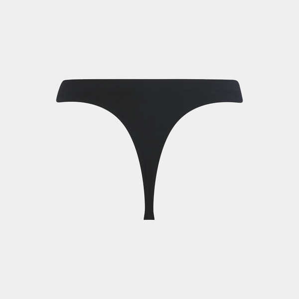 Schwarzer Bambus G-String-Slip