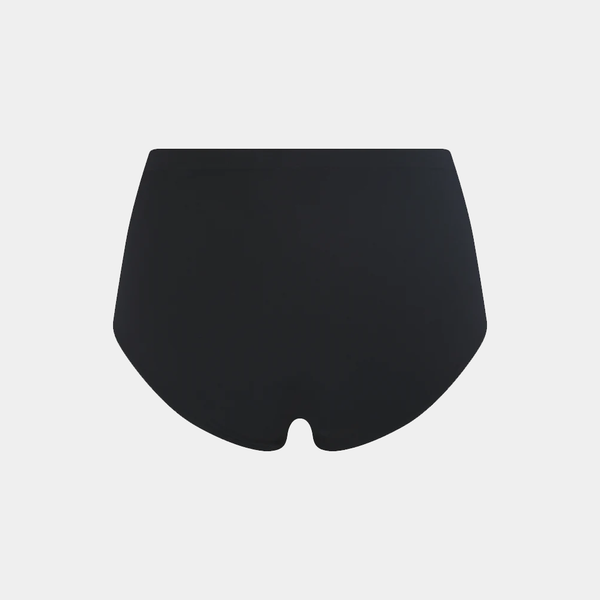 Black bamboo maxi panties