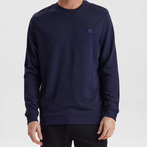Blå bambus sweatshirt fra JBS of Denmark