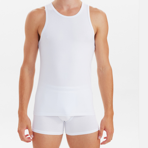 2er Pack Weißes Bambus Tank Top