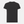 Schwarzes Bambus-T-Shirt mit Rundhalsausschnitt