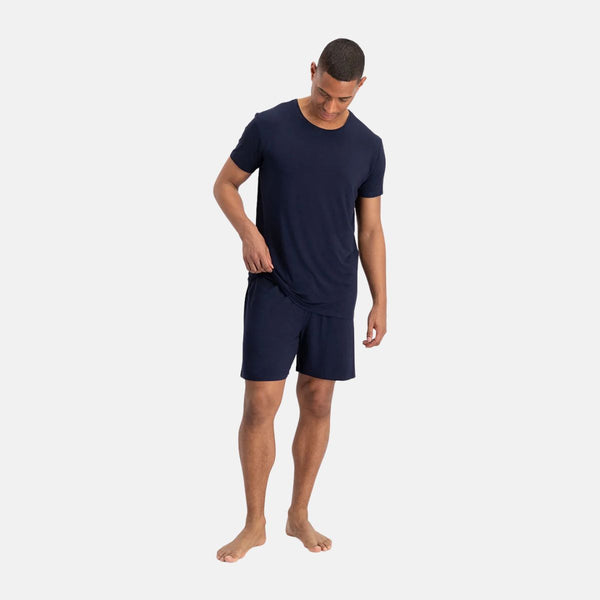 Nolan Kurzarm-Pyjama-Set navy