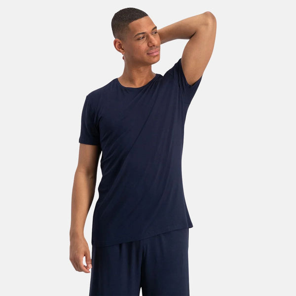 Nolan Kurzarm-Pyjama-Set navy
