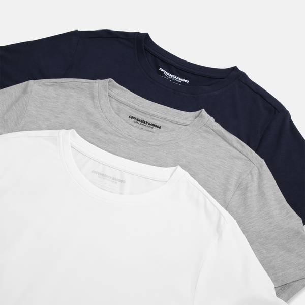 Terracotta T-Shirt mit kurzen Ärmeln aus Bambus