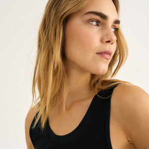 Sort bambus Tank Top fra JBS of Denmark