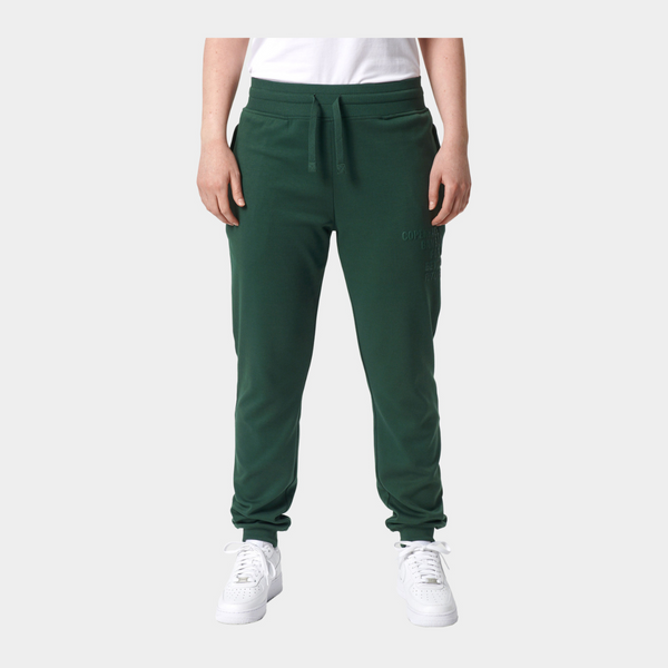 Grüne Bambus-Sweatpants mit Logo