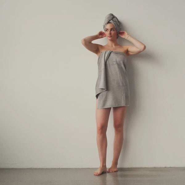 Bambus-Handtuch grau