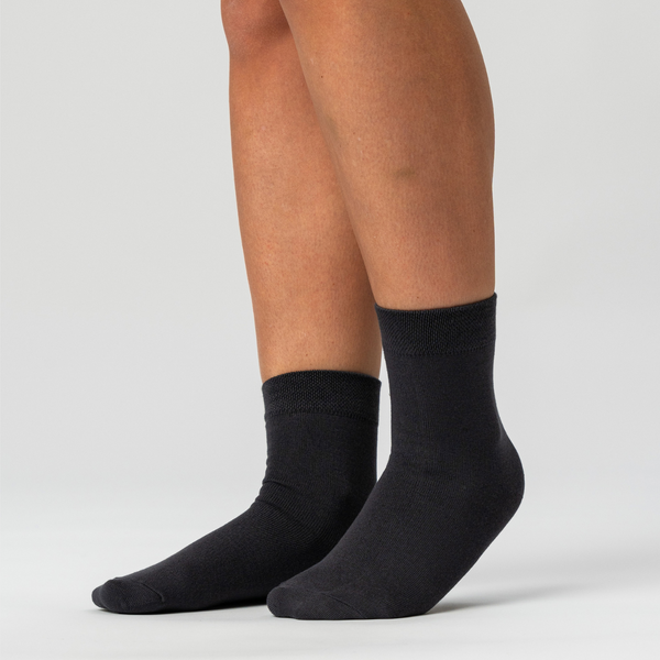 10 Paar Bambussocken niedrig geschnitten schwarz/navy