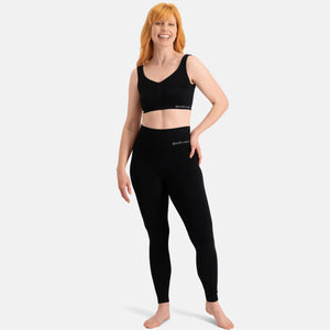 Sort bambus Leggings fra Bamboo Basics
