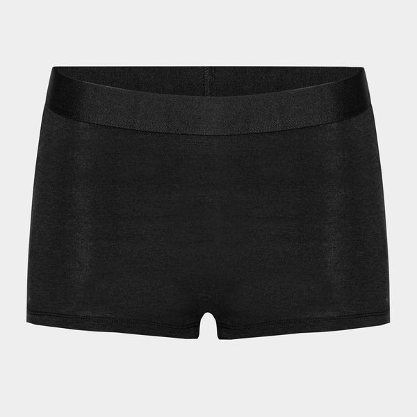 Schwarze Hotpants aus Bambus - 3er-Pack