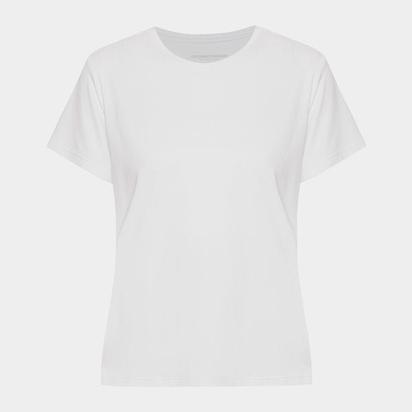 3er-Pack Bambus-T-Shirt weiß/weiß/schwarz