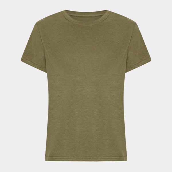3er-Pack Bambus-T-Shirt balsamgrün/oliv/grün