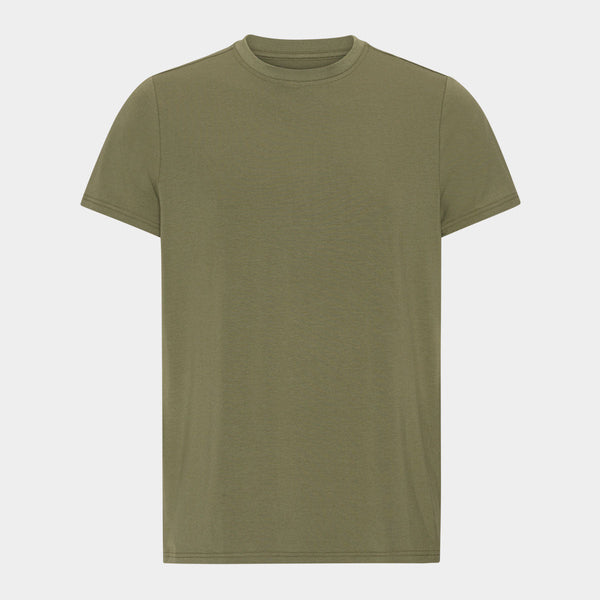 3er-Pack Bambus-T-Shirt grün/oliv/forest night
