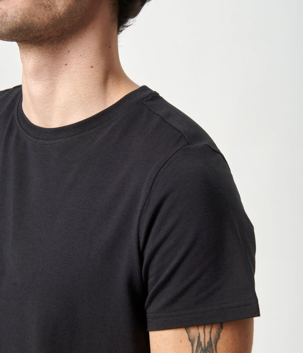 3er-Pack Bambus-T-Shirt schwarz/Nachthimmel/Waldnacht