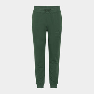 Grøn bambus hoodie joggingsæt med logo fra Copenhagen Bamboo