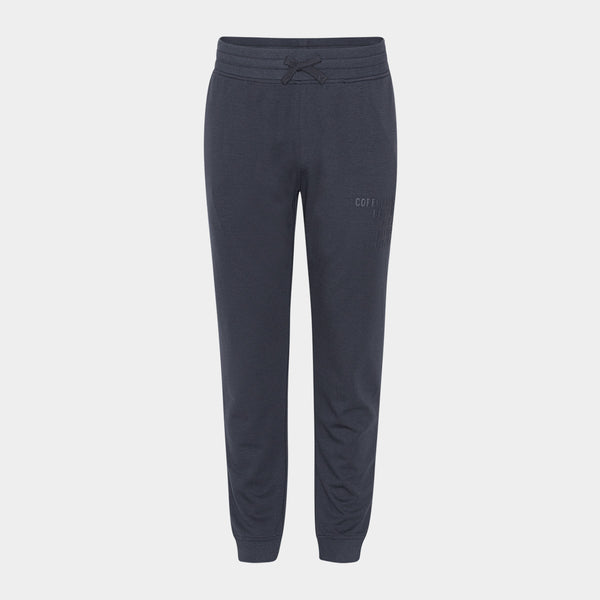 Dark grey bamboo sweatpants with logo