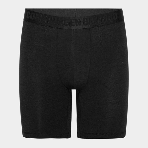 Bambus-Unterhosen mit langen Beinen - 3er-Pack schwarz - marineblau - grau