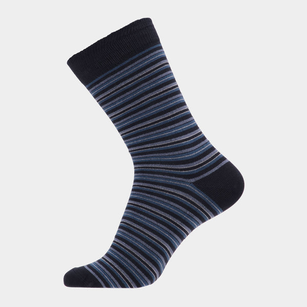 5 Paar Bambus-Socken - Multistreifen-Mix