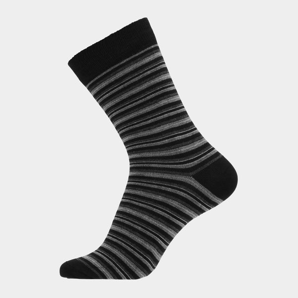 5 Paar Bambus-Socken - Multistreifen-Mix