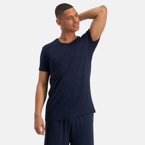 Nolan Blå pyjamas sæt fra Bamboo Basics