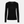 Schwarzes Langarm-T-Shirt aus Bambus