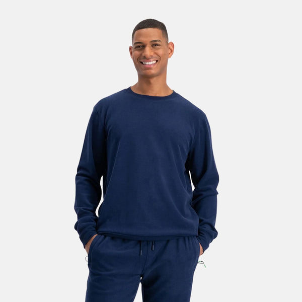 Navy bambus joggingsæt