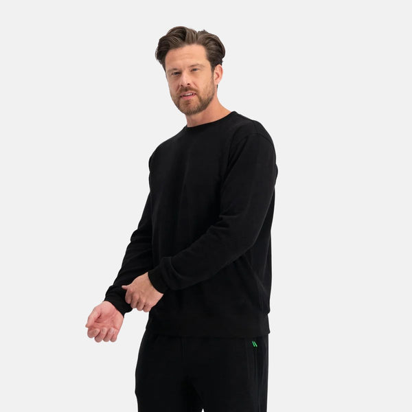 Sort bambus joggingsæt