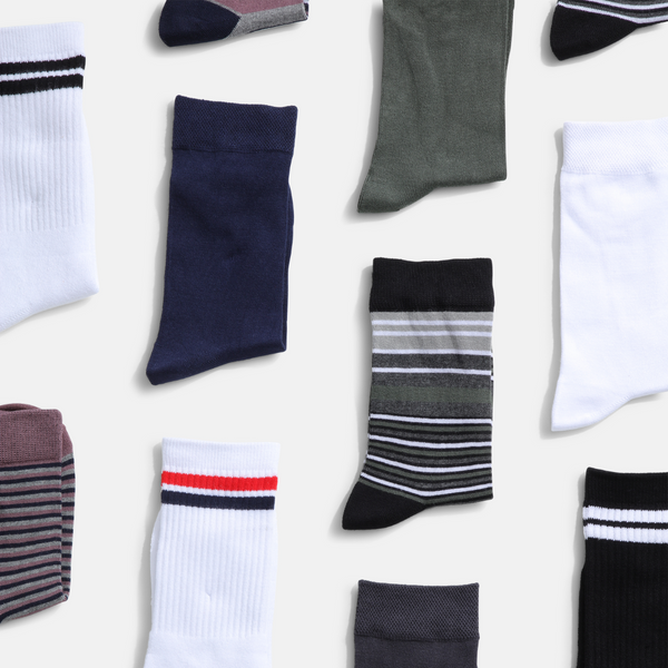 5 Paar Socken aus Bambus in Armeegrün