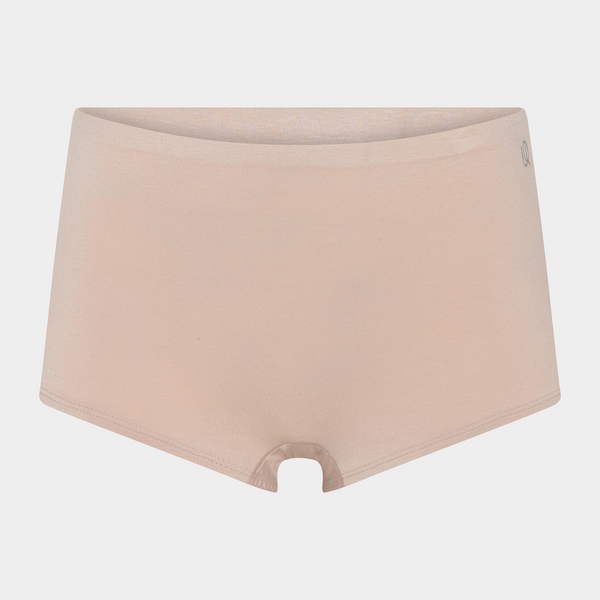 3er-Pack Bamboo Hotpants - schwarz-weiß-nackt