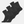 6 Paar schwarze Tennissocken aus Bambus