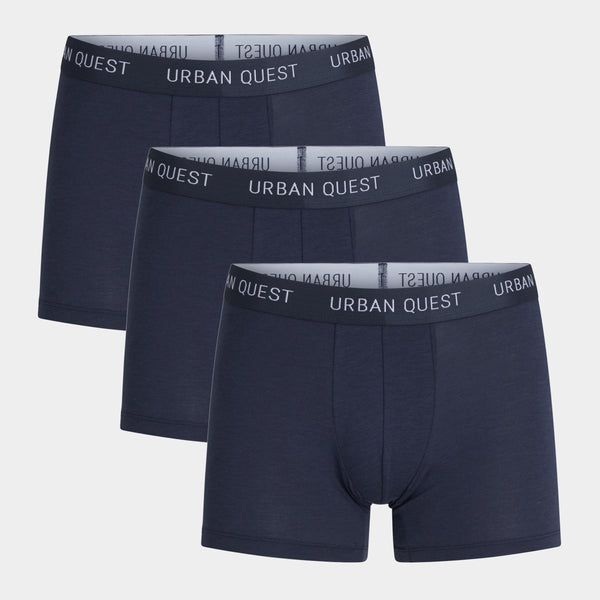 Marineblaue Bambus-Unterhosen - 3er-Pack