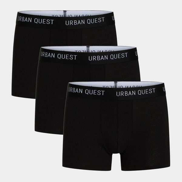 Schwarze Bambus-Unterhosen - 3er-Pack