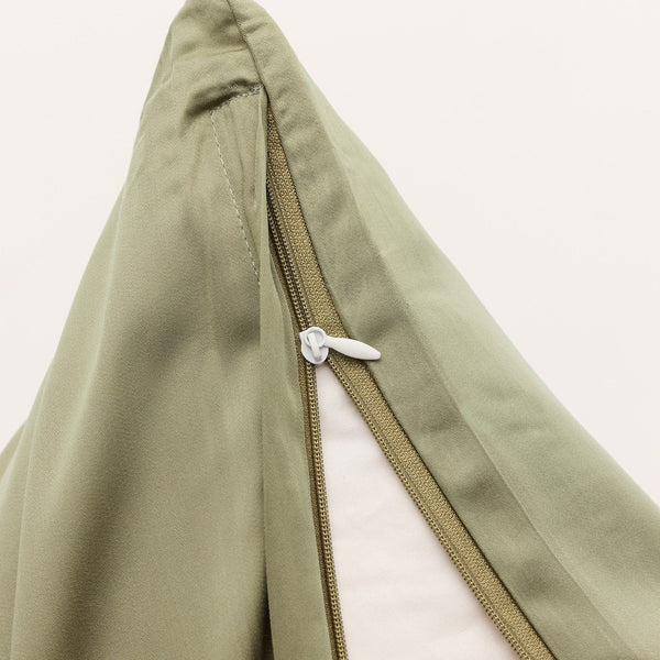 Bambus sengetøj khaki fra Nordic Weaving