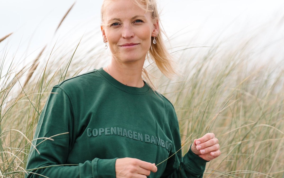 Bambus sweatshirt til dame