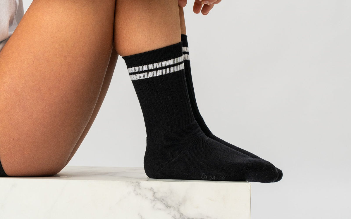 Tennissocken aus Bambus für Frauen