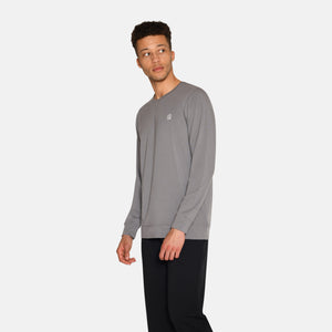 Grå langærmet bambus sweatshirt fra Urban Quest