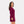 Nala Bordeaux langærmet natkjole fra Bamboo Basics