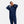Blå bambus hoodie joggingsæt fra Bamboo Basics