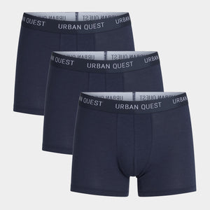 3 pak Blå bambus underbukser fra Urban Quest