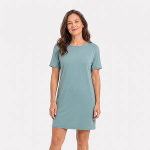 Nora Grøn natkjole fra Bamboo Basics