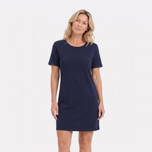 Nora Blå natkjole fra Bamboo Basics