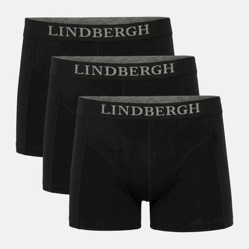 3 pak sorte bambus underbukser fra Lindbergh