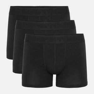 3 pak sort bambus underbukser