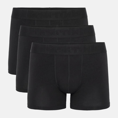 3 pak sort bambus underbukser