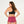 Mittel/Stark Bambus Periodenslip in Ruby Pink