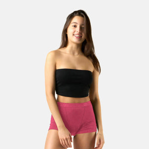 Super bambus menstruationstrusse i Ruby Pink fra Moodies