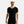 Sort bambus anti-sved T-shirt med V-hals
