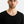 Sort bambus anti-sved T-shirt med V-hals