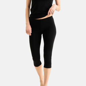 Sort bambus capri leggings   Decoy